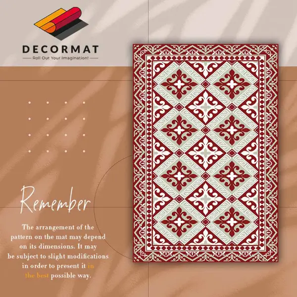 Tapis vinyle Motif floral