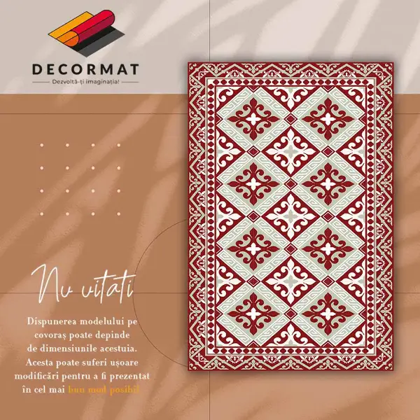 Tapis vinyle Motif floral