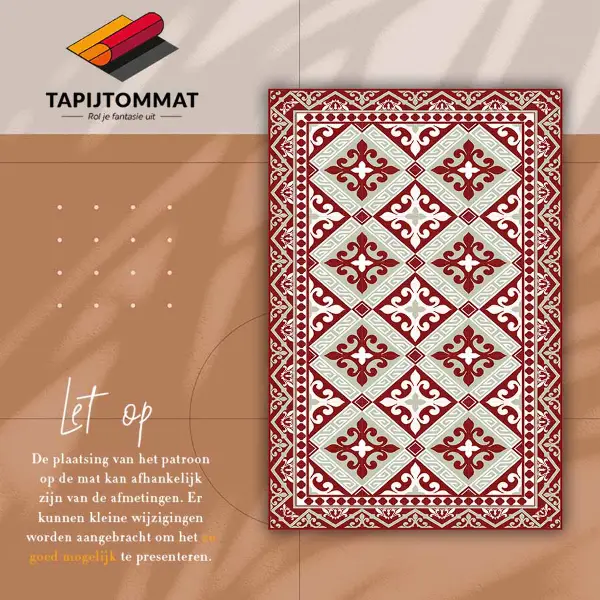Tapis vinyle Motif floral