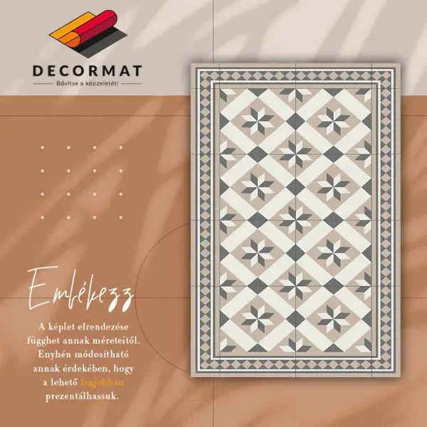 Tapis vinyle Étoiles huit dimensions