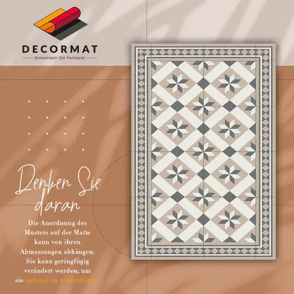 Tapis vinyle Étoiles huit dimensions
