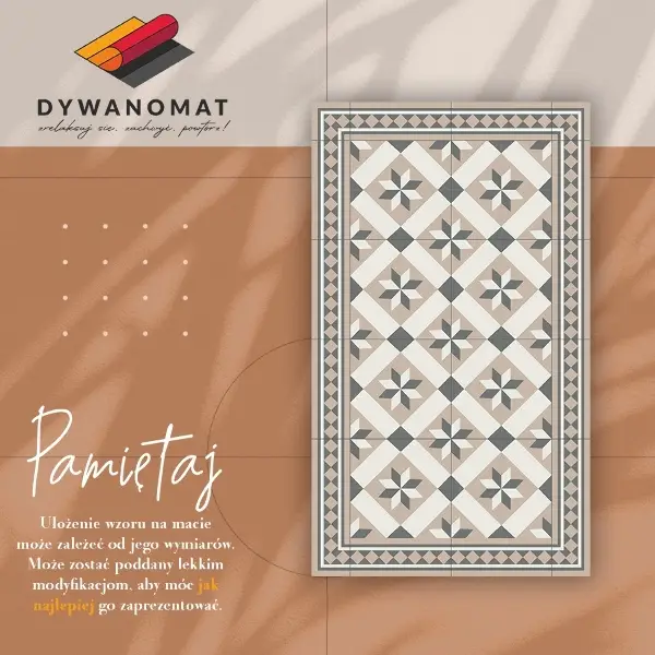 Tapis vinyle Étoiles huit dimensions