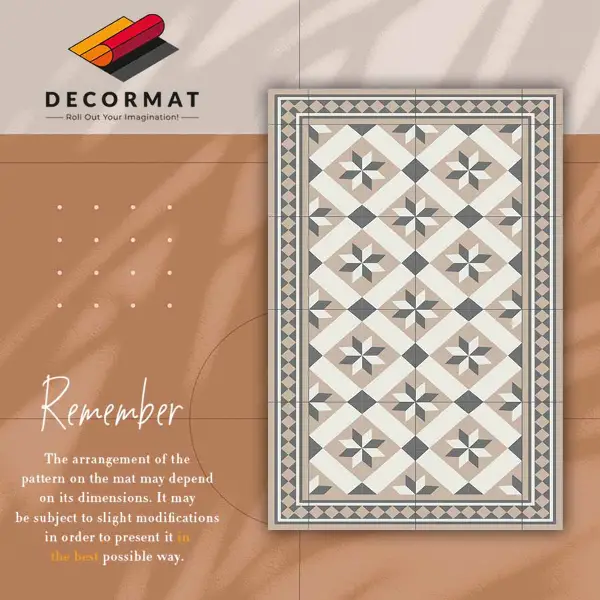 Tapis vinyle Étoiles huit dimensions