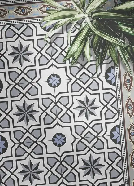 Tapis en vinyl Étoiles géométriques