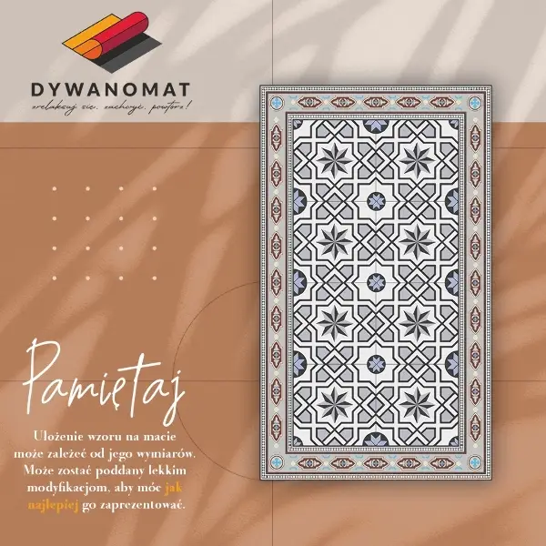 Tapis en vinyl Étoiles géométriques
