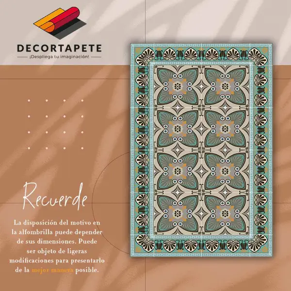 Tapis vinylique Modèle de paon de plumes