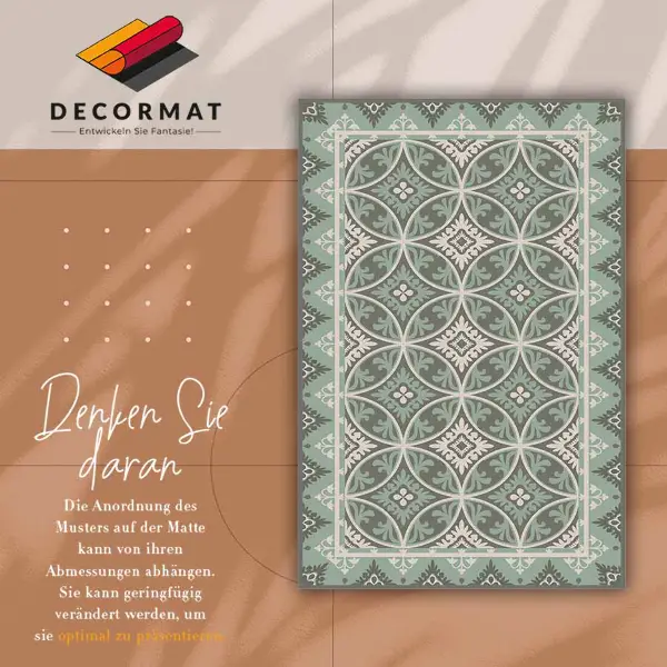 Tapis vinyle Motif de roue rétro