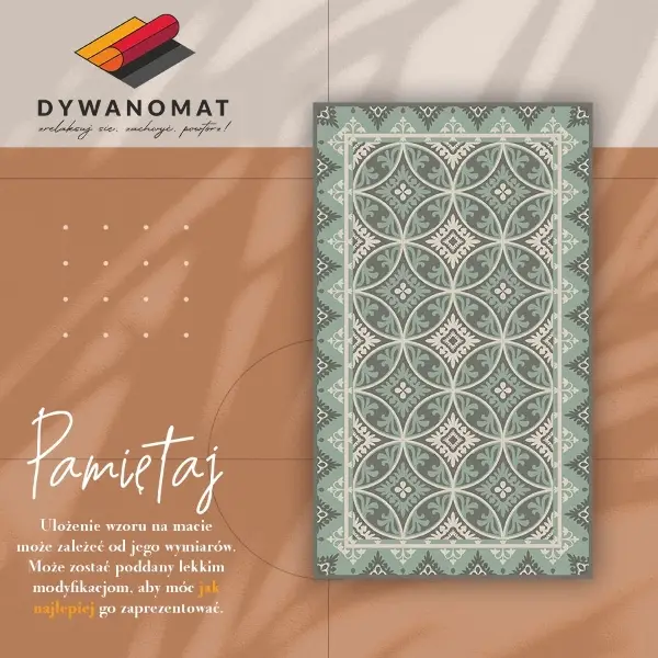 Tapis vinyle Motif de roue rétro