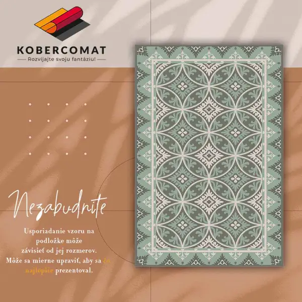 Tapis vinyle Motif de roue rétro