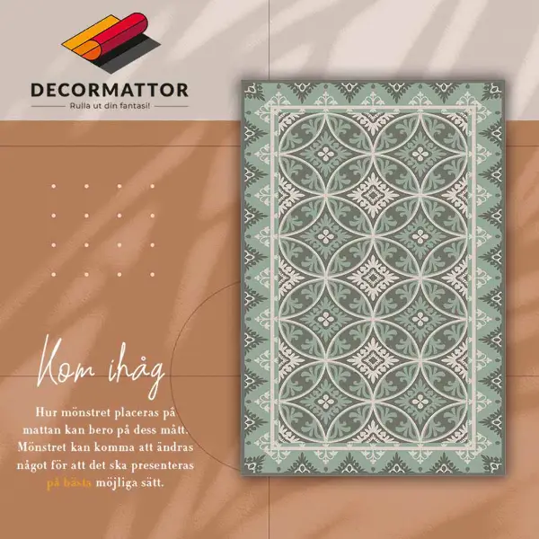 Tapis vinyle Motif de roue rétro