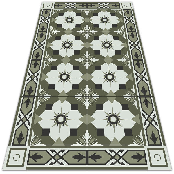 Tapis vinyle Motif géométrique carrelé