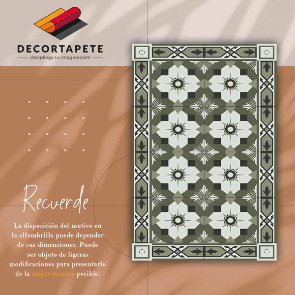 Tapis vinyle Motif géométrique carrelé