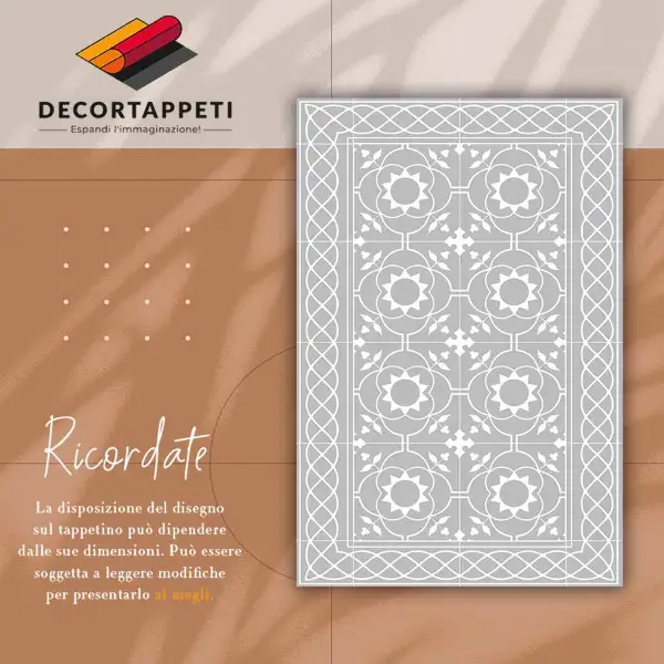 Tapis vinylique Modèle symétrique