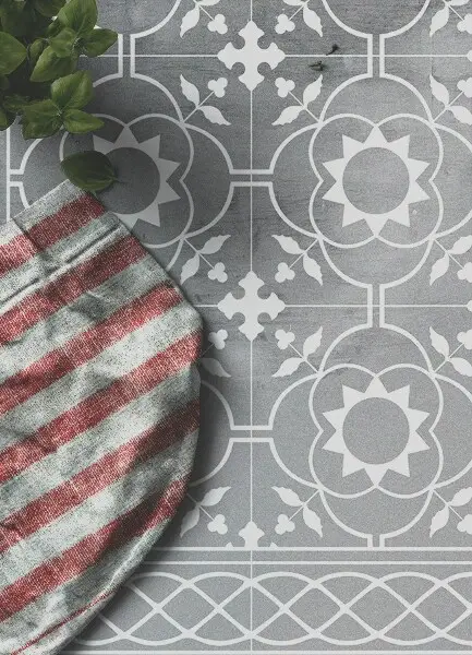 Tapis vinylique Modèle symétrique