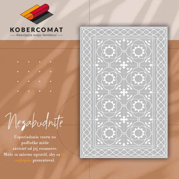 Tapis vinylique Modèle symétrique