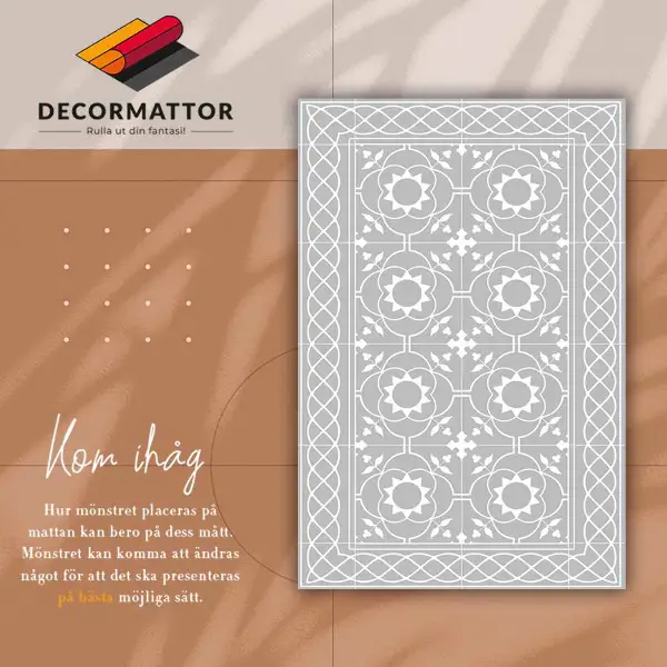 Tapis vinylique Modèle symétrique