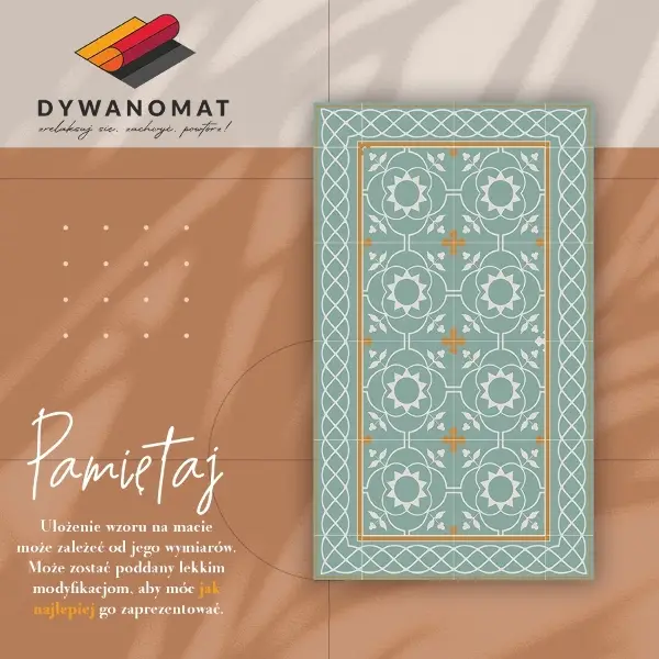 Tapis vinylique Symétrie vintage