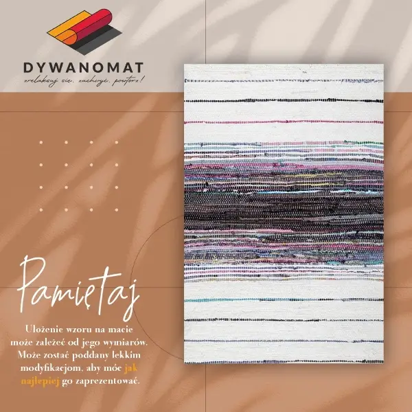 Tapis vinyle Rayures colorées