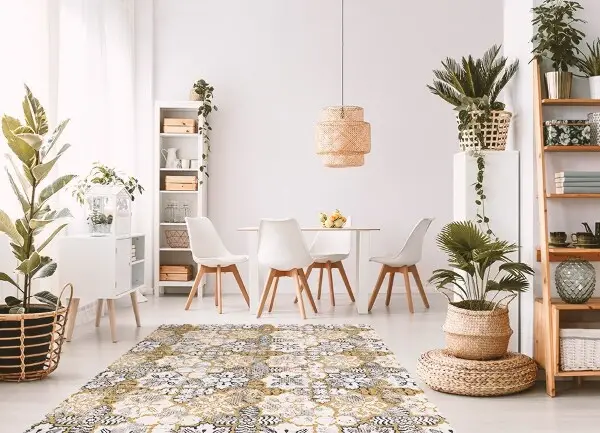 Tapis en vinyle Abstraction florale