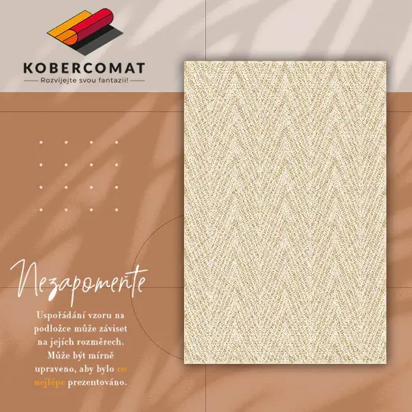 Tapis vinyle Modèle de tissu