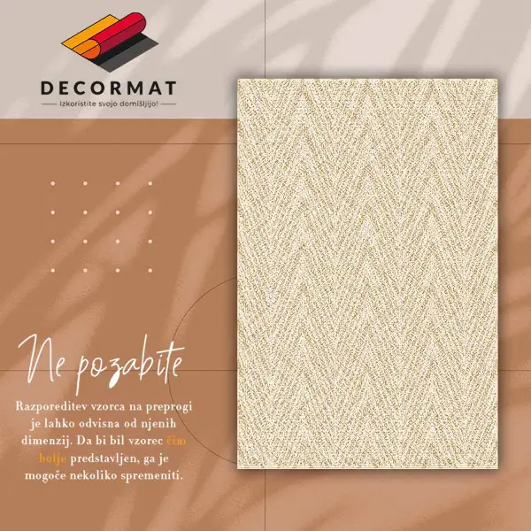 Tapis vinyle Modèle de tissu