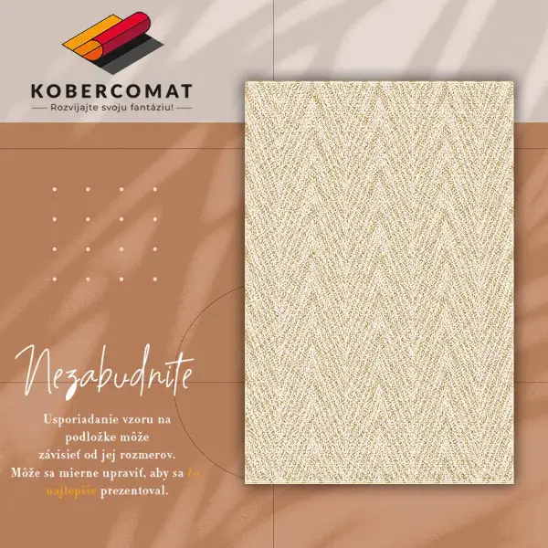 Tapis vinyle Modèle de tissu