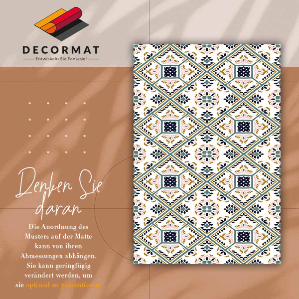 Tapis vinyl Modèle géométrique