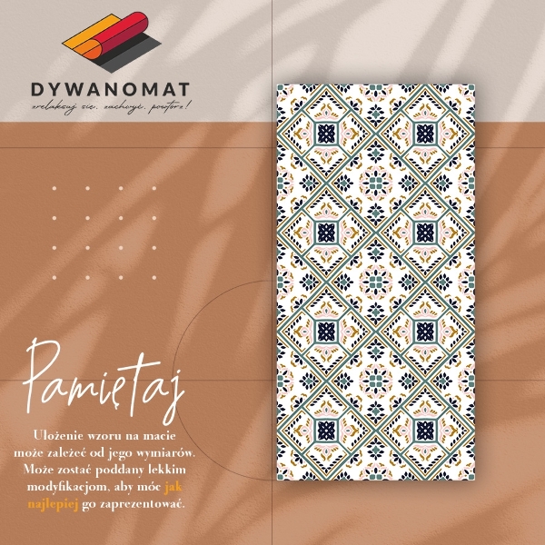 Tapis vinyl Modèle géométrique