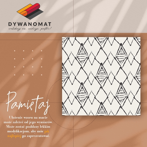 Tapis en vinyl Modèle de sommet des montagnes