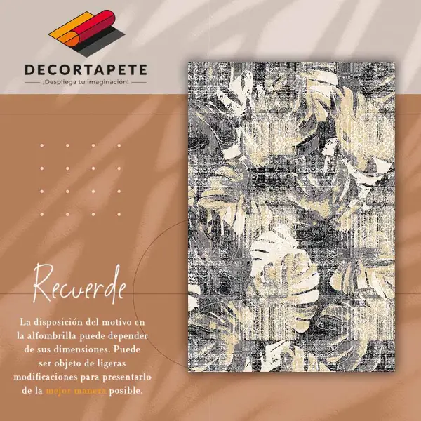 Tapis vinyle Feuilles de feuilles de monstre