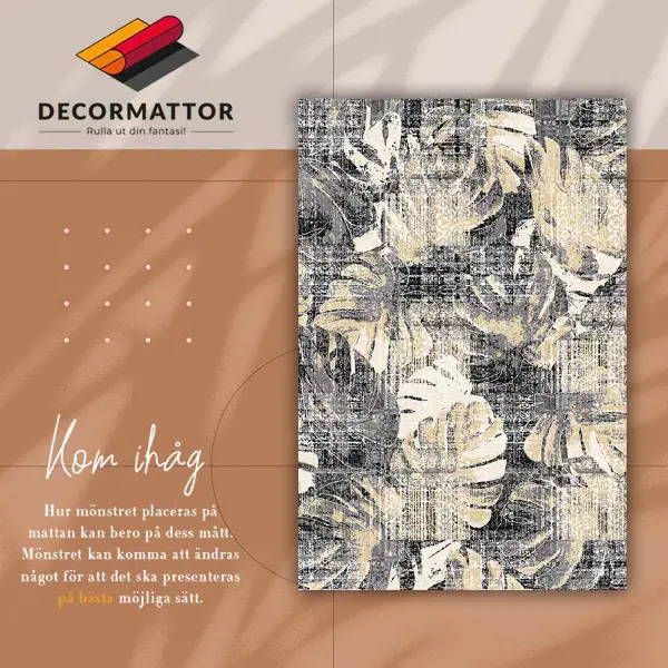Tapis vinyle Feuilles de feuilles de monstre