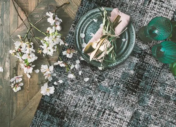 Tapis en vinyl Modèle de tissu abondant