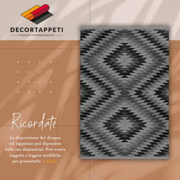 Tapis vinyle Parallélogramme sombre