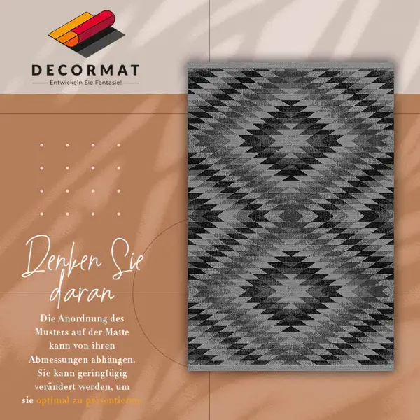 Tapis vinyle Parallélogramme sombre