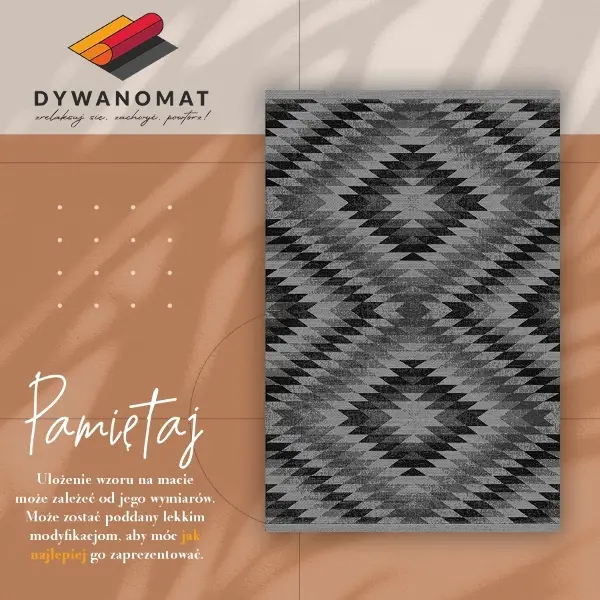 Tapis vinyle Parallélogramme sombre