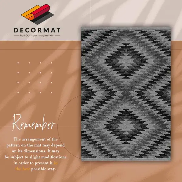 Tapis vinyle Parallélogramme sombre