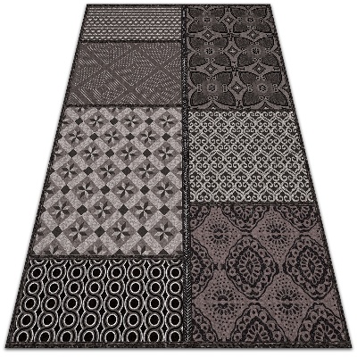 Tapis vinyle Combinaison de conceptions différentes