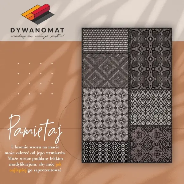 Tapis vinyle Combinaison de conceptions différentes