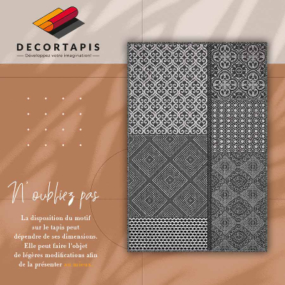 Tapis vinyl Mélange de divers designs