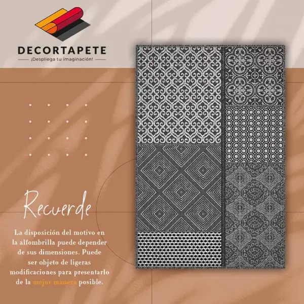 Tapis vinyl Mélange de divers designs
