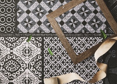 Tapis vinylique Mélange de conceptions