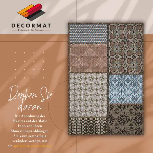 Tapis vinyle Mélange de conceptions