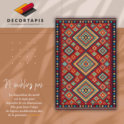 Tapis en vinyl Triangles rétro colorés