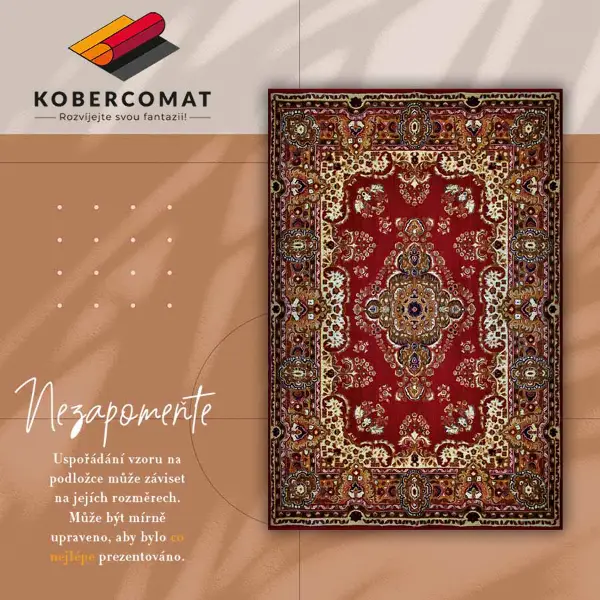 Tapis vinyle Belle conception de détail persan