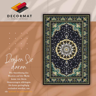 Tapis vinyle Mandala d'or