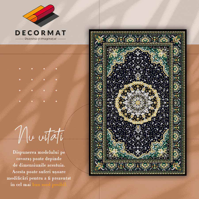 Tapis vinyle Mandala d'or