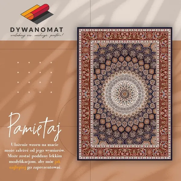 Tapis vinyle Mandala hypnotisée