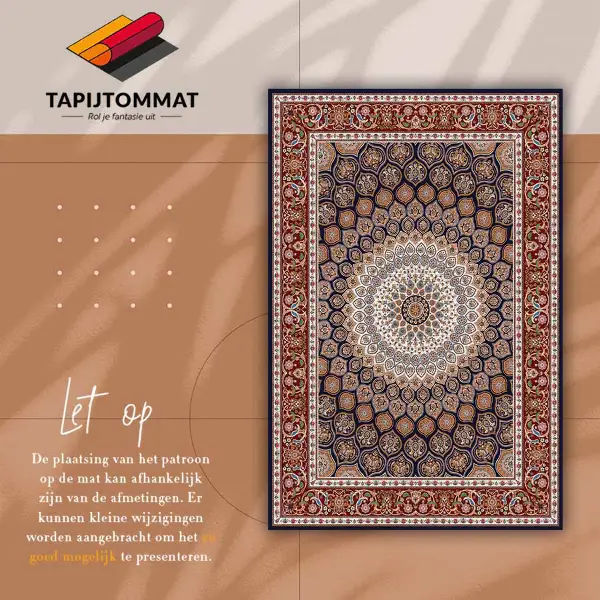 Tapis vinyle Mandala hypnotisée