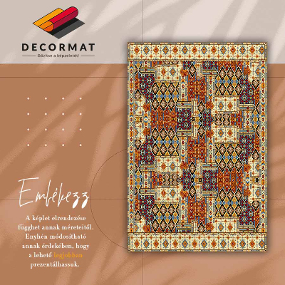 Tapis vinyle Patchwork géométrique