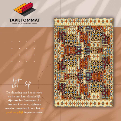 Tapis vinyle Patchwork géométrique